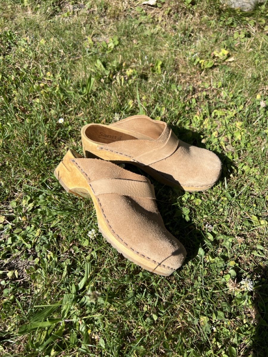 Scarpe da donna: Sanita Clogs Wildleder Grösse 38  – Usato da Wallisellen venduto da sarinavs