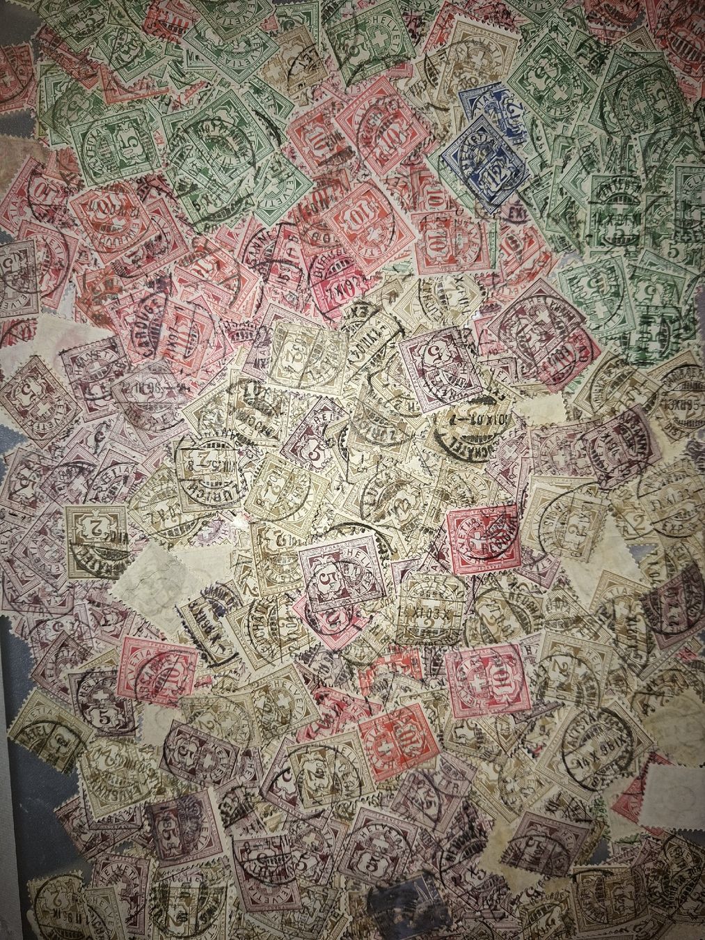 Alle Briefmarken: Grosses Lot Wertziffer – Gebraucht aus Balgach von SIMEON27