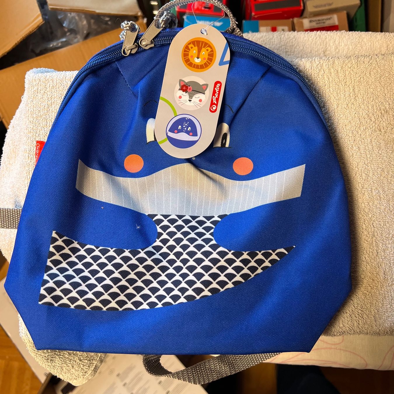 Herlitz Borse & Zaini: Herlitz Kinderrucksack mit Walmotiv – Nuovo e nell'imballaggio originale da Tafers venduto da JP911