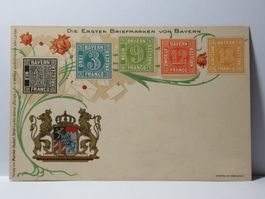 Bildpostkarte , Briefmarkensprache