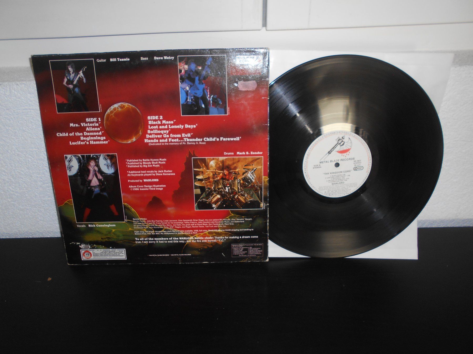 Dischi in vinile: Warlord – Thy Kingdom Come / 1987 – Usato da Aarberg venduto da witchhunter01 1