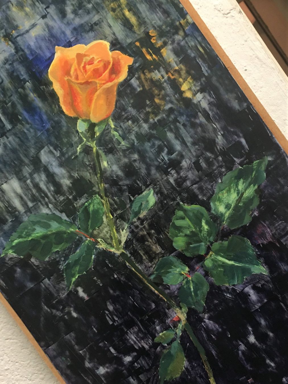 Gemälde: Freundschaft und Dankbarkeit  Rose   Bild Signiert – Gebraucht aus Zürich von Nofelet31 3