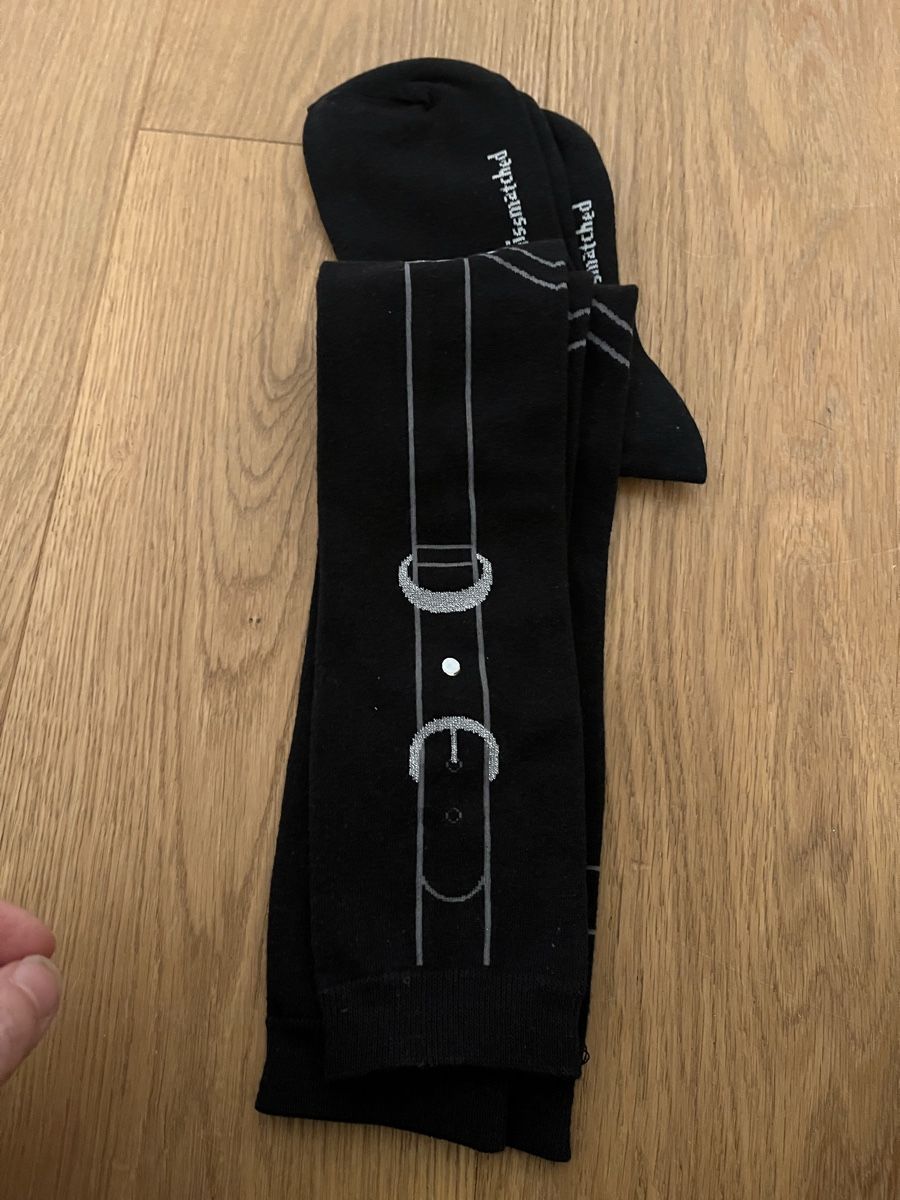 Calze: Chaussettes montantes noir/brillant – Nuovo e nell'imballaggio originale da St. Prex venduto da Nikolletta 9