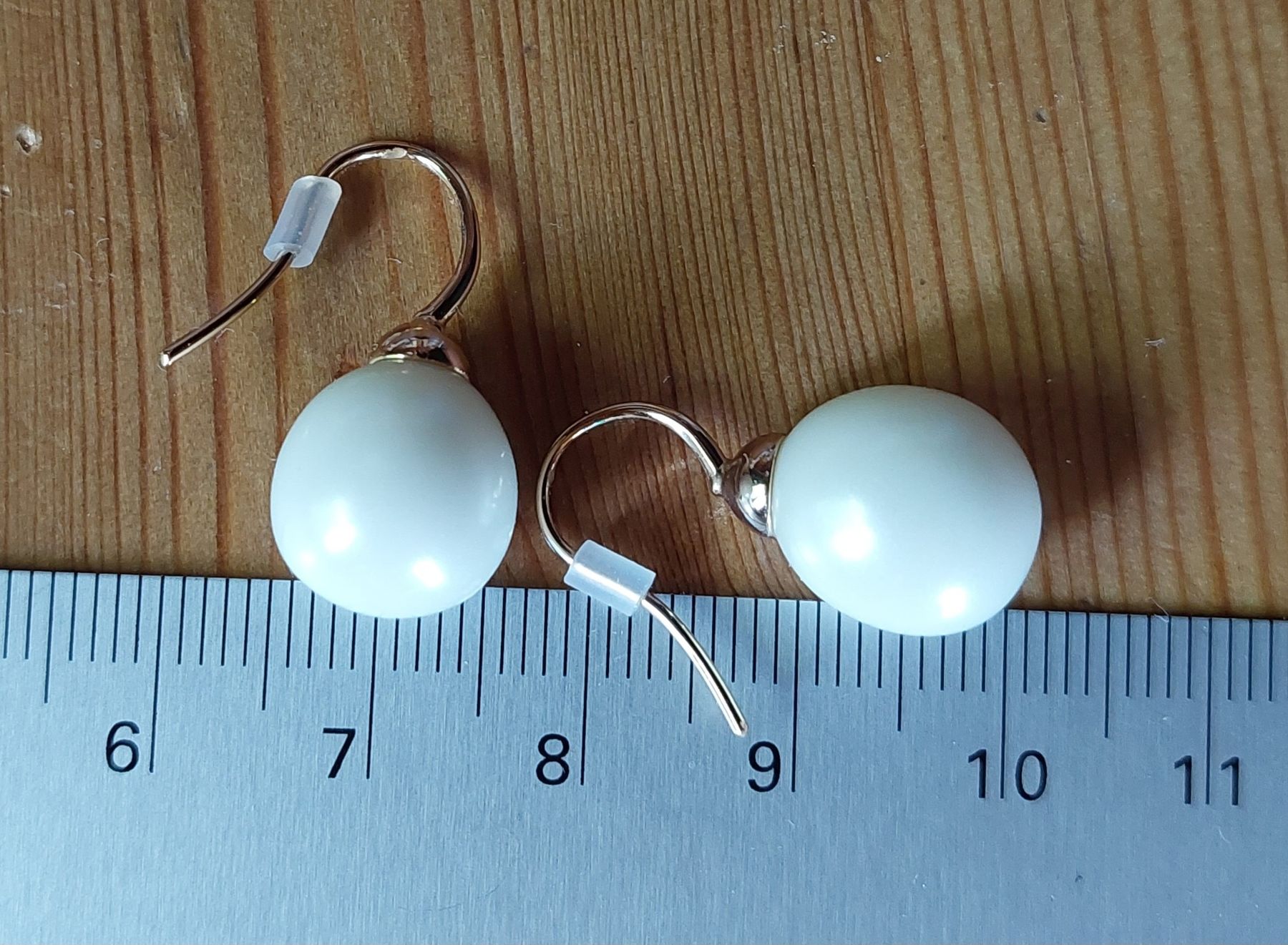 Ohrringe & -stecker: Ohrringe Perlen Bronze vergoldet – Gebraucht aus Schmidrüti von Novemberchind 2