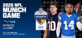 NFL Patriots vs Lions in München 2 Tickets