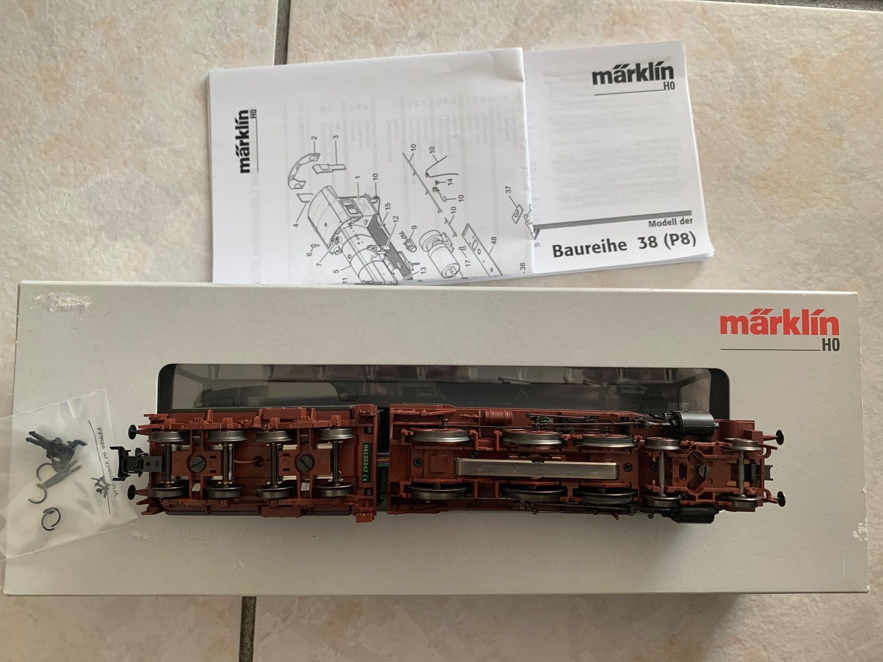 Märklin Modellini di ferrovie: Marklin 37031 Dampflok P8 digital MFX – Nuovo e nell'imballaggio originale da Hauterive NE venduto da eriamch 2