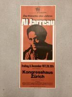 Konzertplakat Al Jarreau 1977 Kongresshaus (hat Falze)