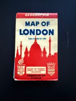 Geographia London Karte - Vintage Stadtplan für Sammler!