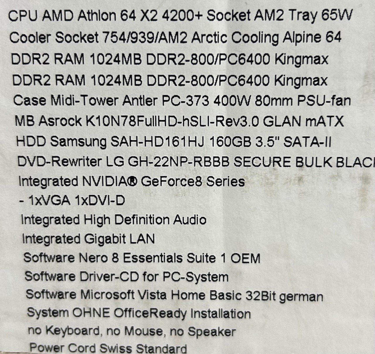 PC: PC Computer LG JET ->NEU, UNGEBRAUCHT<- – Nuovo (secondo la descrizione) da Luzern venduto da Ma2020 2