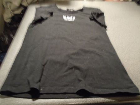 T-Shirt Grösse XS, FB Sister, schwarz, Aufdruck: be true