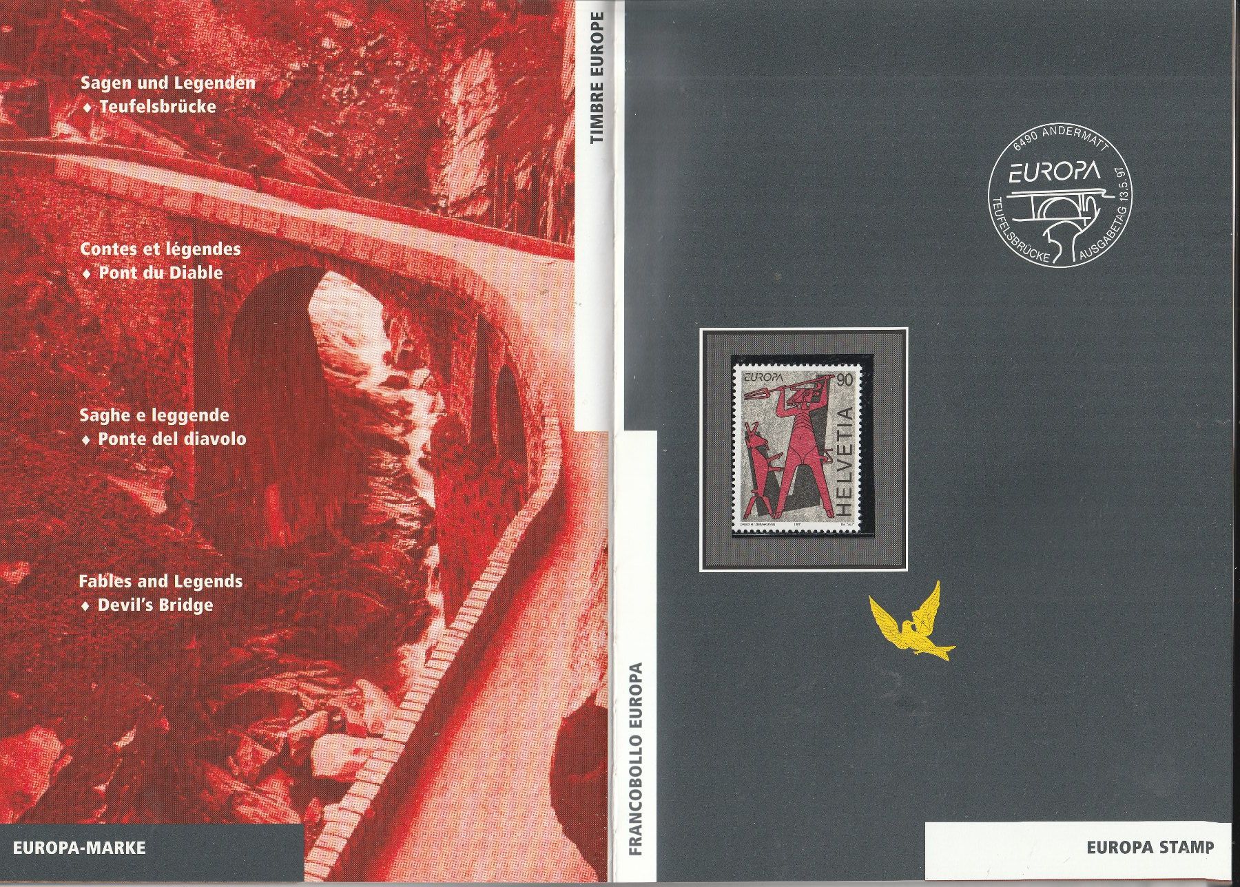 Tous les timbres: Briefmarken Jahrbuch 1997 Original Postfrisch ** – D'occasion à Rupperswil par Ema10 9