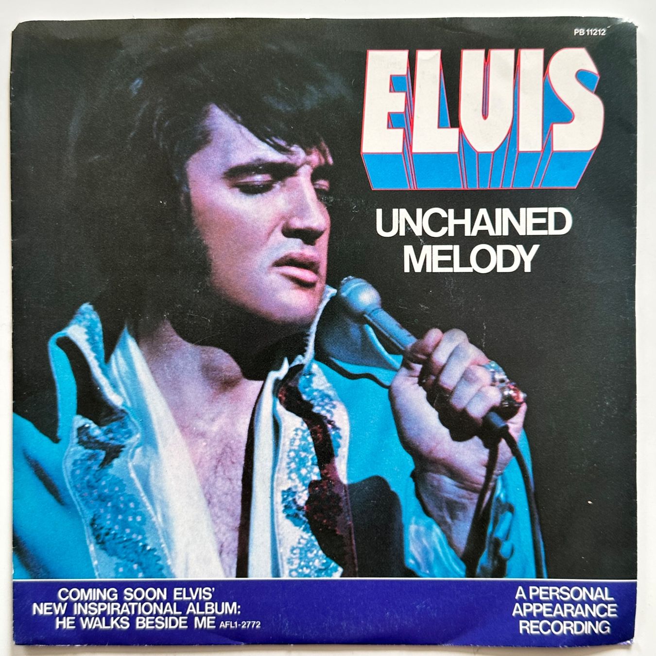 Dischi in vinile: Elvis - Single - Unchained Melody (USA) – Usato da Etzwilen venduto da presley3577