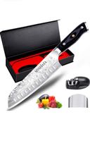Kochmesser, Santoku Messer Küchenmesser Profi Chefmesser
