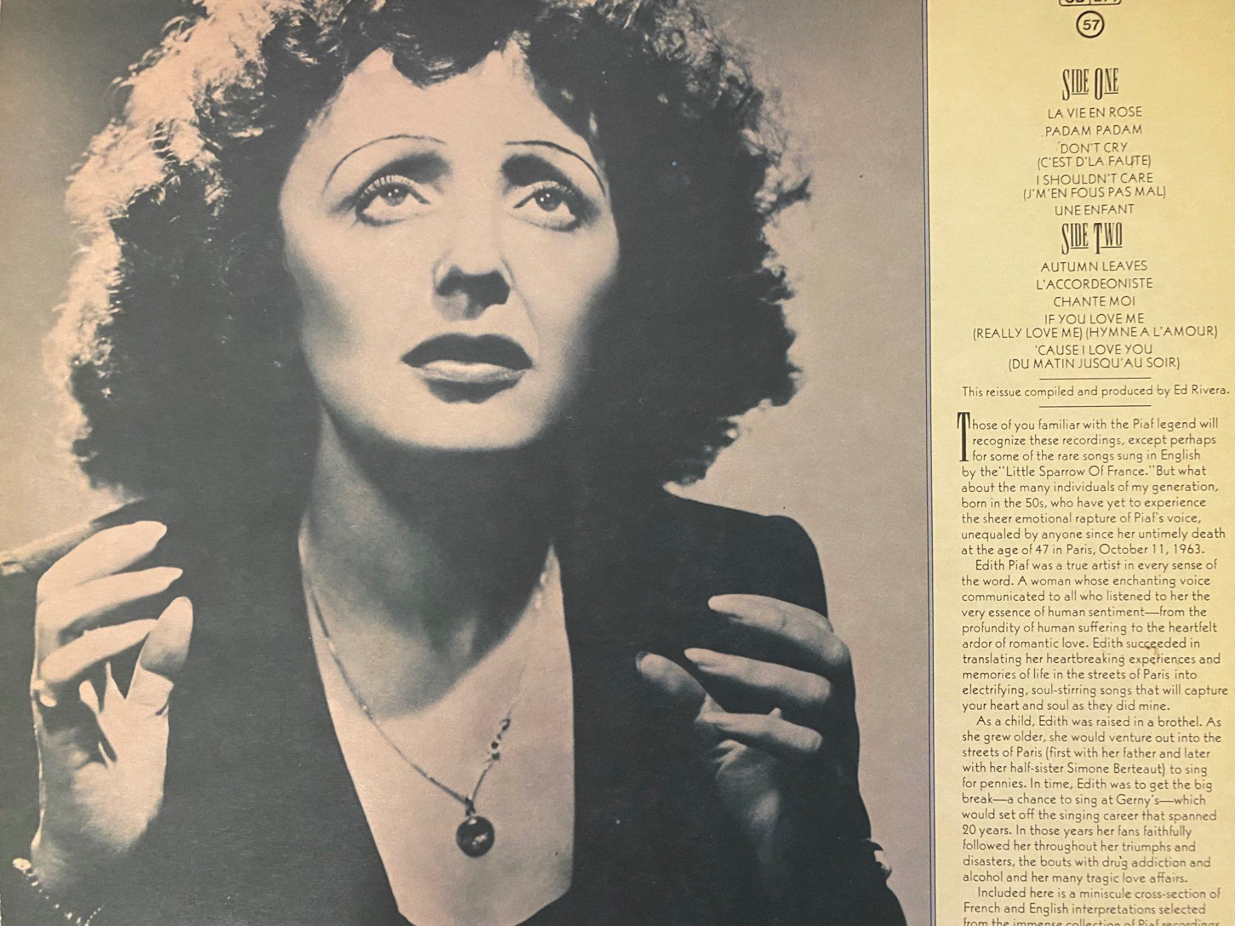 Vinyles: The Great Edith Piaf – D'occasion à Clarens par Surcouf91 1
