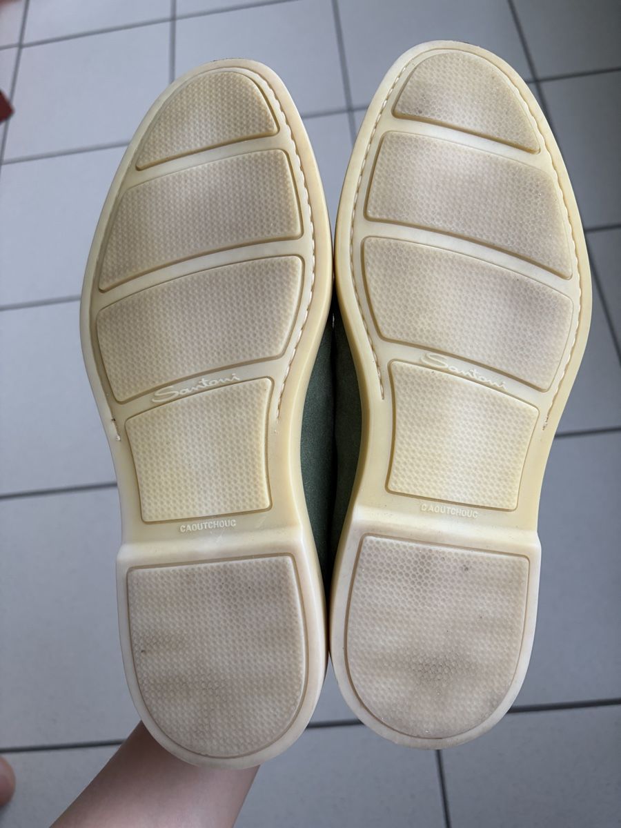 Santoni Damenschuhe: Santoni Open Walk sage green 39 – Gebraucht aus Zürich von nat_k 7