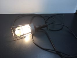 Antike Hand Werkstatt Lampe mit Bakelit Griff