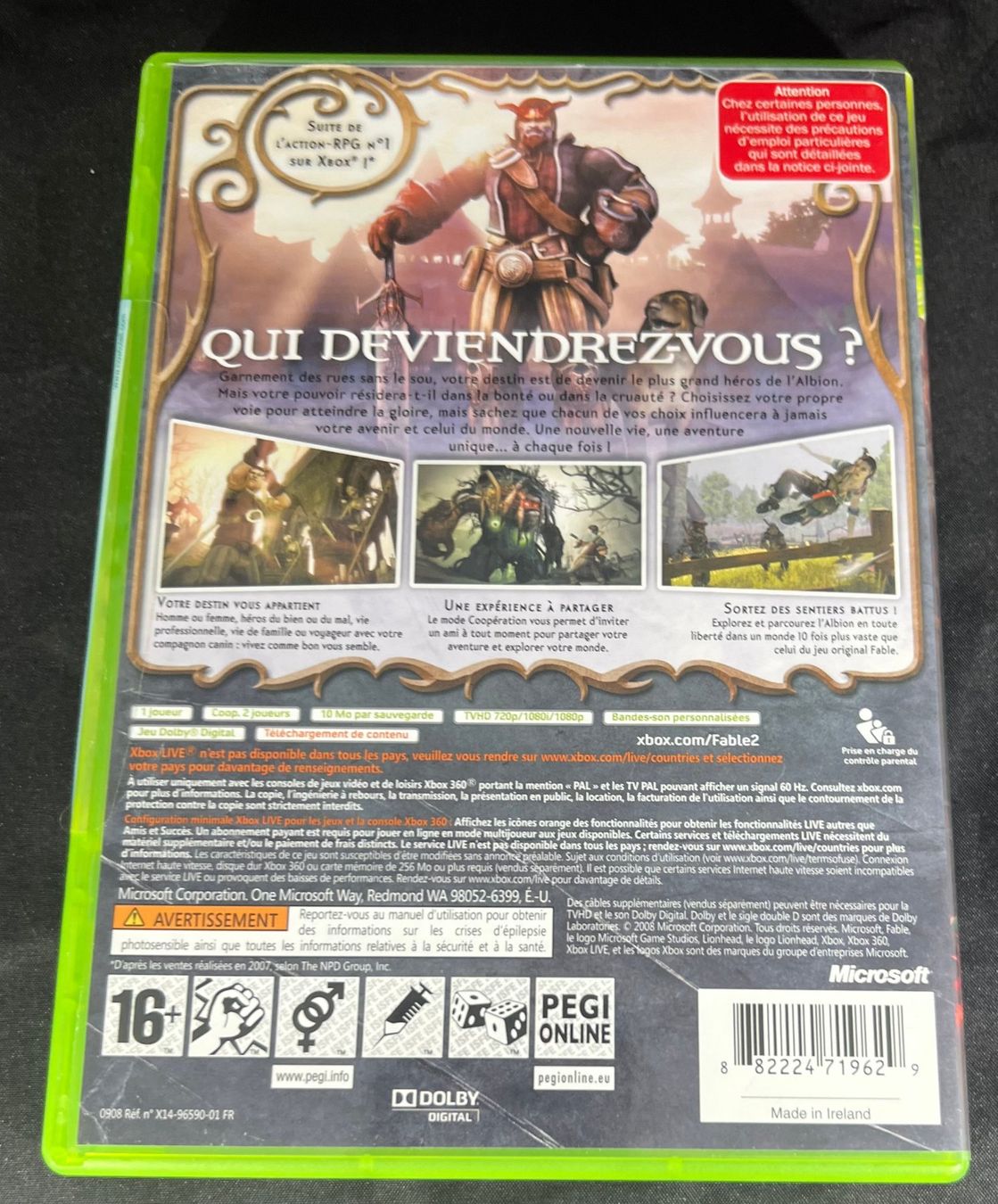 Microsoft Giochi: Jeu Xbox 360 : Fable II – Usato da Biel/Bienne venduto da new-life 2