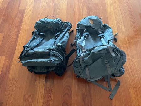 2x Fjällräven Kajka 75l Rucksäcke zu verkaufen