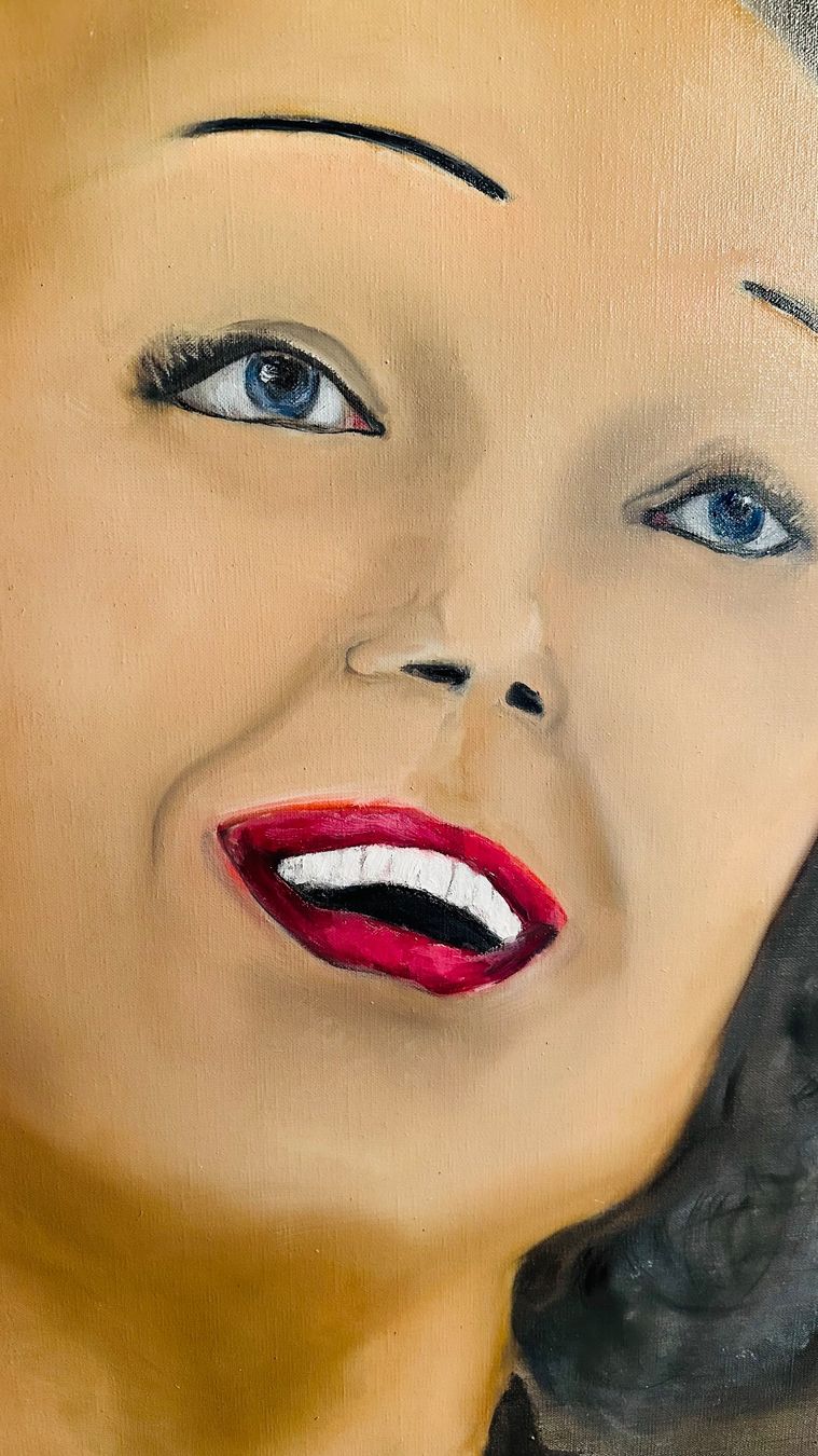 Gemälde: Edith Piaf/oil Bild/Kunst Doks – Neu und originalverpackt aus Beromünster von dok_b8mf 1