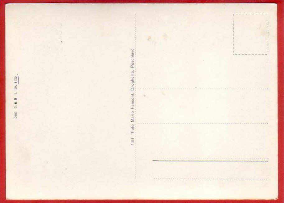 Cartoline postali: POSCHIAVO, GROSSFORMAT – Usato da Grüningen venduto da Kartenlaube 1