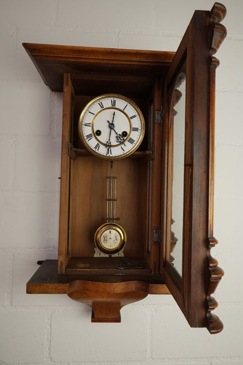 Pendel Alte Kaminuhren Reparieren Kaminuhr Vergoldeter Zinkguss - Main Image