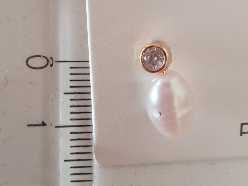 Ohrringe & -stecker: Ohrringe Ohrstecker Perle + Zirkonia – Neu und originalverpackt aus Stansstad von InStyle8 1