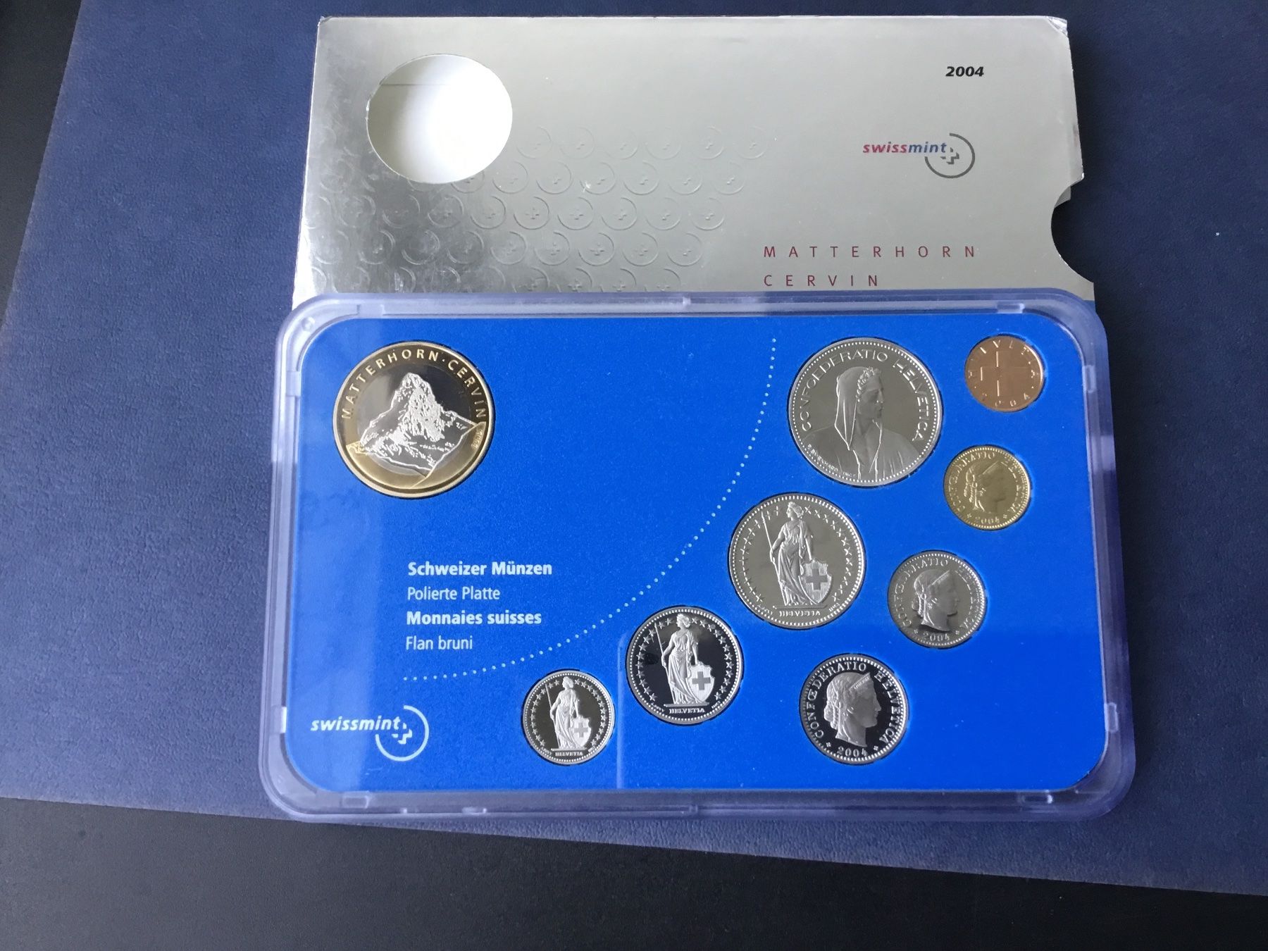 Tutti le monete: Münzsatz Matterhorn 2004 PP – Nuovo e nell'imballaggio originale da St. Margrethen SG venduto da alfapeugeot10 4