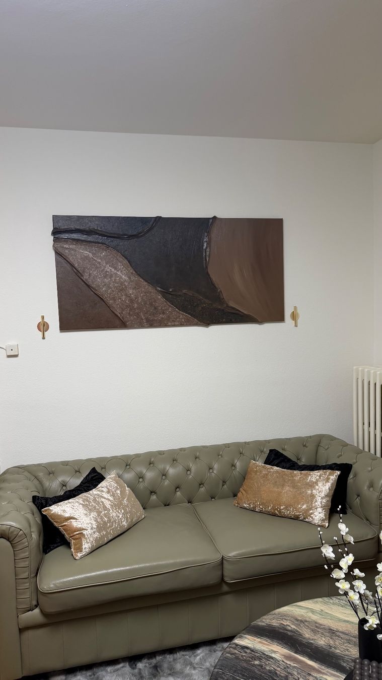 Foto & Immagini: Einzigartiges Relief-Wandbild Erdtöne - Modernes Design E... – Nuovo e nell'imballaggio originale da Basel venduto da rut_b5zr 5