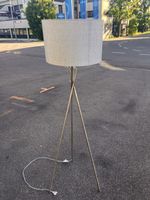 Stehlampe Globo 1518 Metall Stoff Lampenschirm 50cm H
