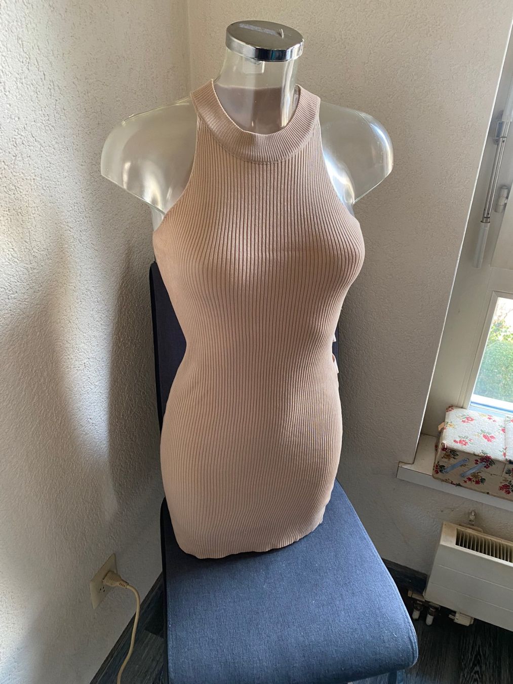 Vestiti: Sommerkleid Grösse L hellbraun – Usato da Allenwinden venduto da Obalu 2