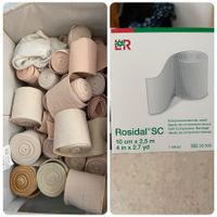 Kompressionsverbände (Binden), Dampfinhalator und Pants XL