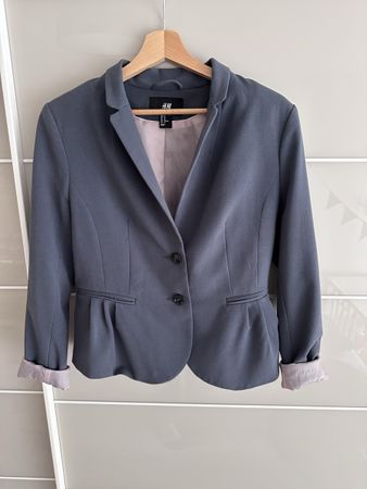 H&M Blazer, hellblau, Grösse 40 Top Zustand für Frühling