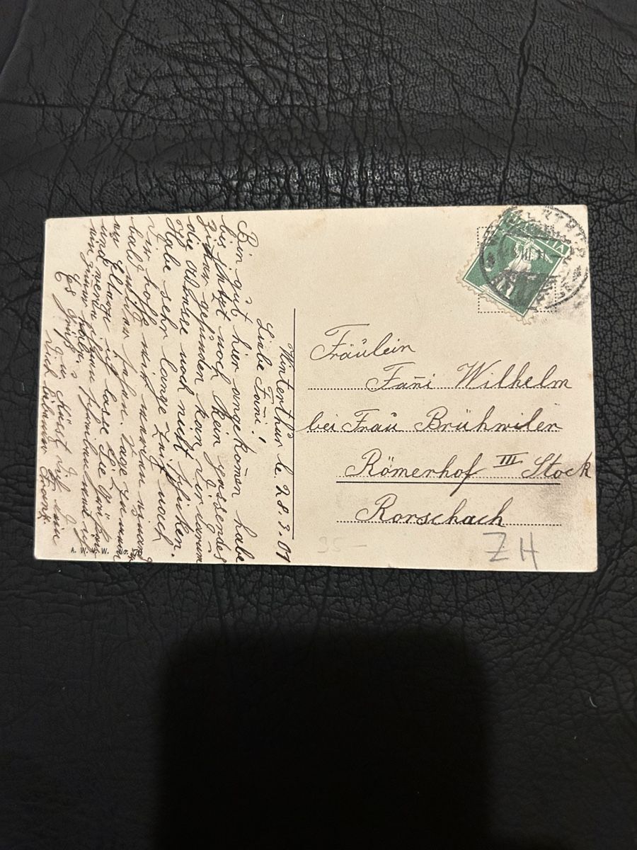 Cartoline postali: Winterthur, Bahnhofplatz 1901 – Usato da Breganzona venduto da Milesbo 1