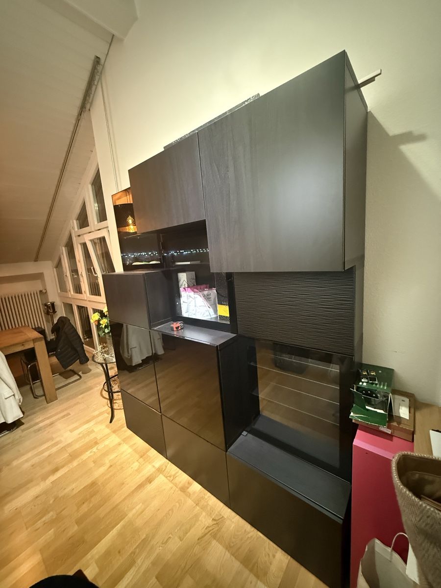 Ikea Armadi: Modernes IKEA-Wohnzimmermöbel in Schwarz – Usato da Volketswil venduto da sal_nk7j 2