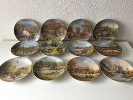 DAVENPORT Limited Edition Marji Daisley 12 assiettes murales