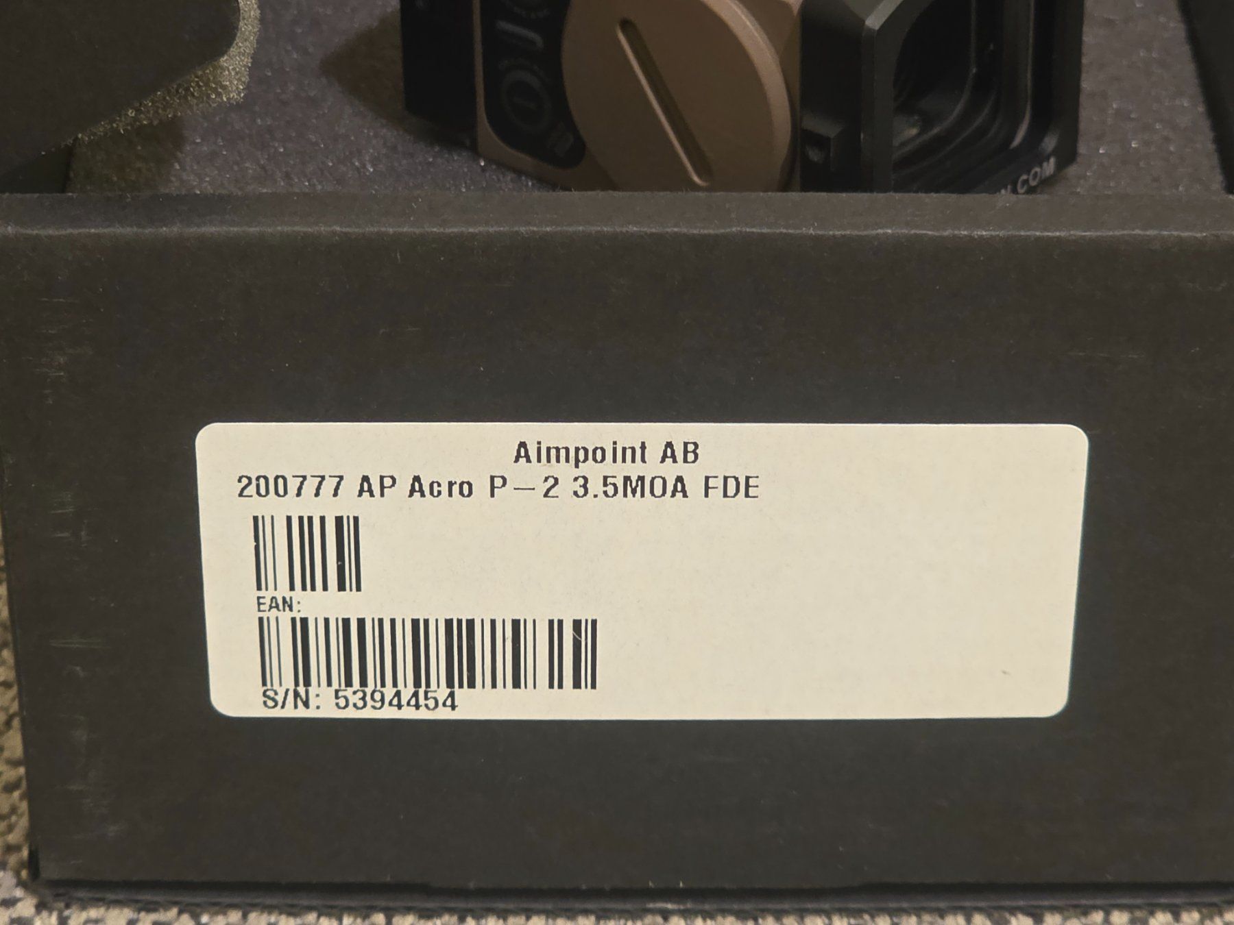 Aimpoint Tutti gli attrezzi: Aimpoint ACRO P-2 Sight mit Tango Down Lensguard – Nuovo (secondo la descrizione) da Steffisburg venduto da Davga 8