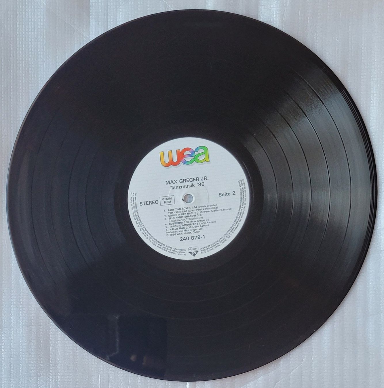 Schallplatten: Max Greger Jr. – Tanzmusik '86 – Gebraucht aus Zürich von Avd 4
