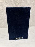 Edle Fabergé Box Dunkelblauer Samt ohne Inhalt
