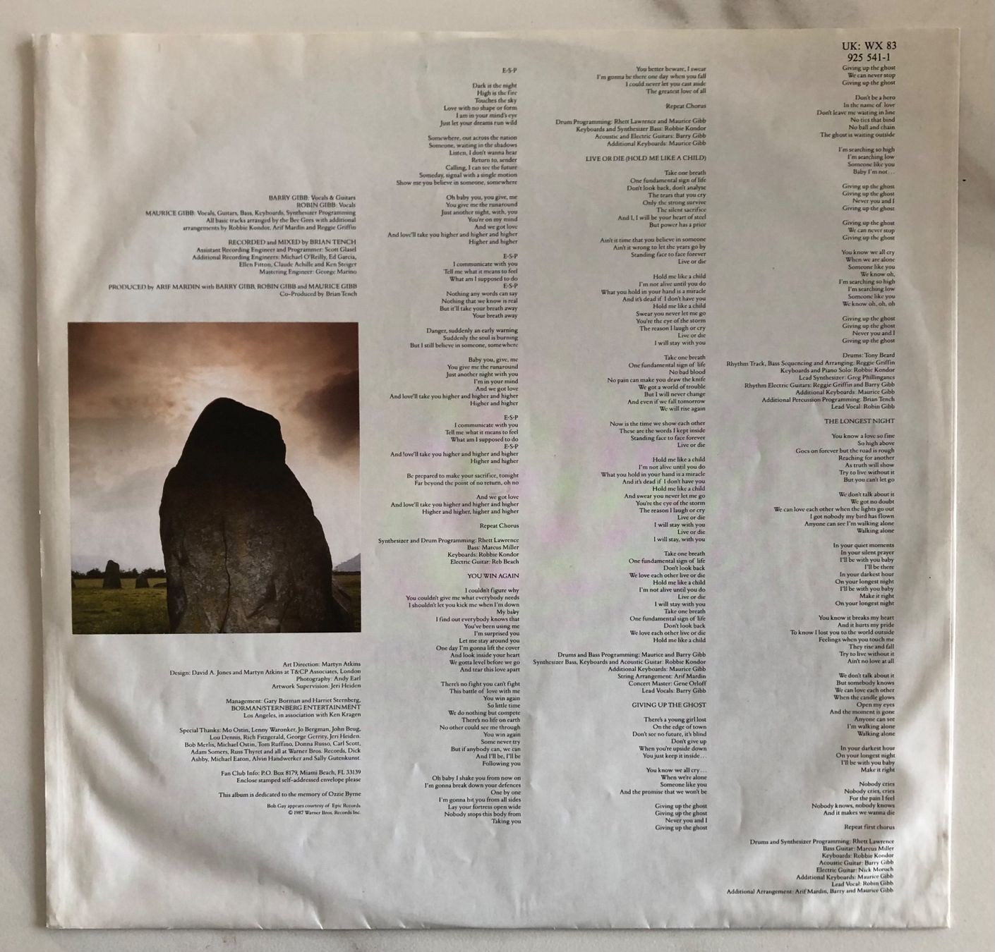 Vinyles: BEE GEES - E·S·P – D'occasion à Poliez-Pittet par Newtown-Records 2
