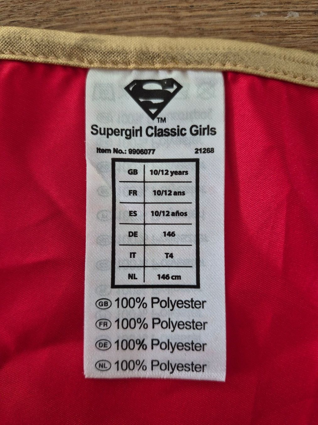 Costumi: Supergirl-Kostüm – Usato da Oberweningen venduto da Verer 1