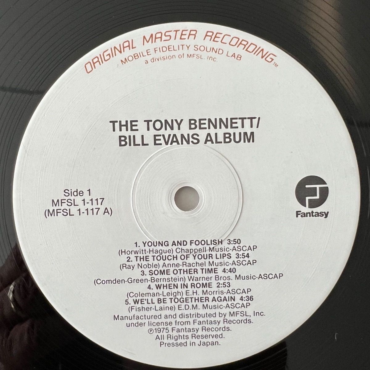 Schallplatten: Tony Bennett & Bill Evans - Same / Audiophile MFSL 1984 – Gebraucht aus Gais von soundcave57 3