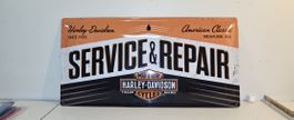 Cooles Harley-Davidson Blechschild – Werkstatt Deko (nov701)