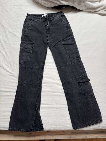 Low rise cargo jeans Zara