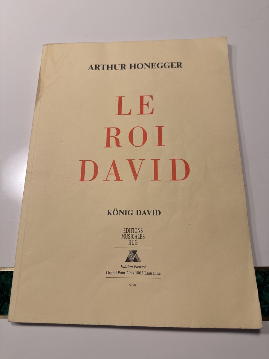 Libri: Honegger: Le Roi David, Klaviernoten, Gesangbuch – Usato da Wald ZH venduto da Martin79