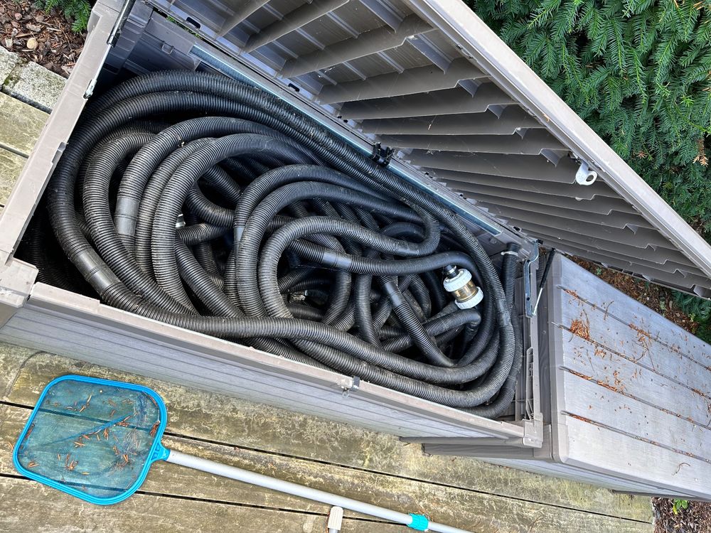 Intex Schwimmbad: Intex Pool 488cm + Heizung + Pumpe + Zubehör + Chemie SET – Gebraucht aus Dietlikon von snakebite01 4