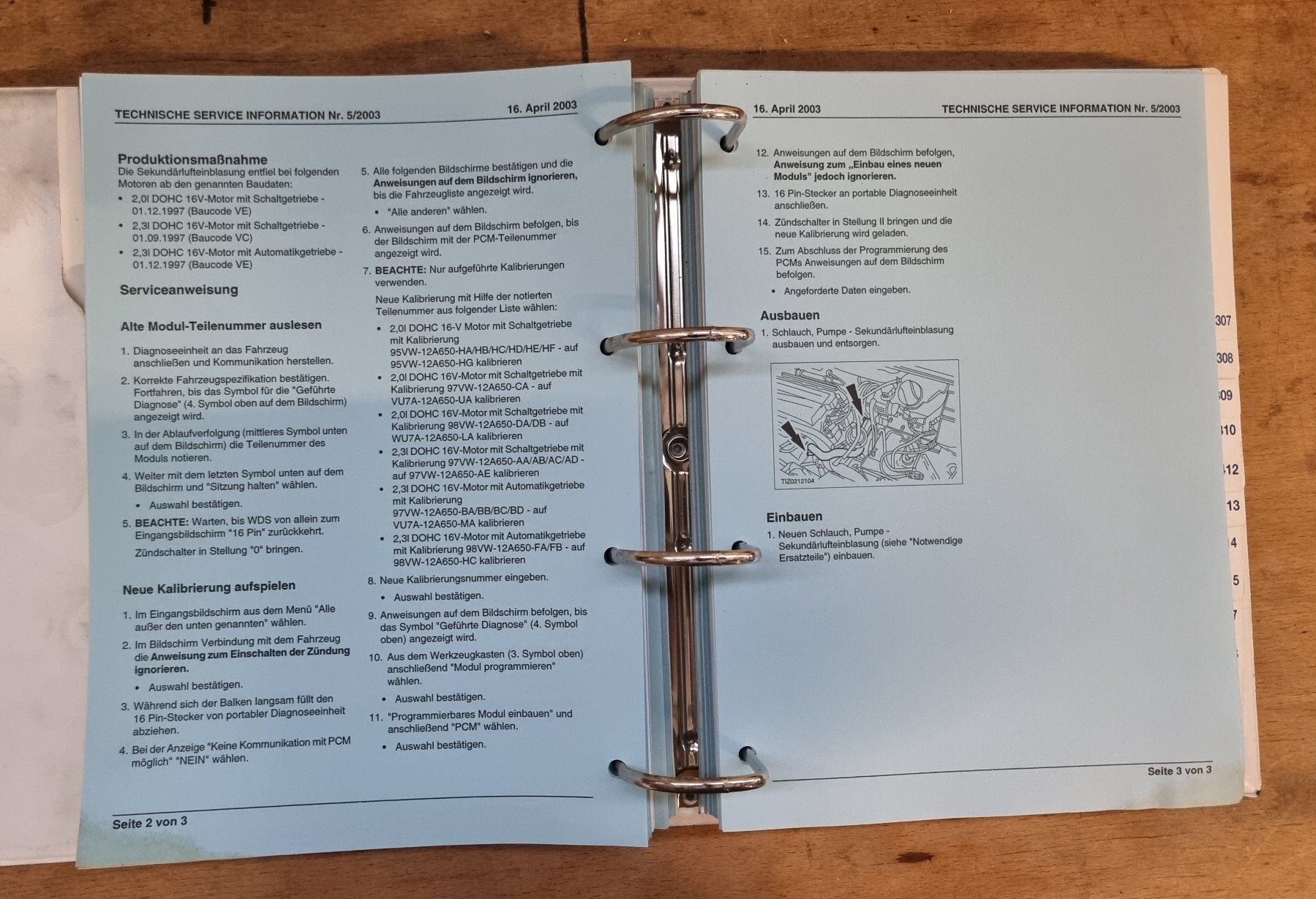 Libri: Ford: Technische Service Info 2003 -Top Werkstatthandbuch – Usato da Aristau venduto da daniel_s_1 6