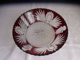 Glas Schale/Schüssel Kristall, Obstschale Vintage  neuwertig