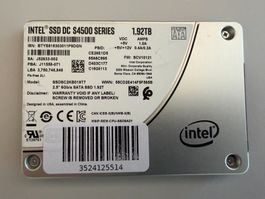 Intel SSD DC S4500 1.92TB SSDSC2KB019T7 SATA Enterprise