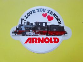 Aufkleber autocollants, sticker, Arnold N, I love you Tender