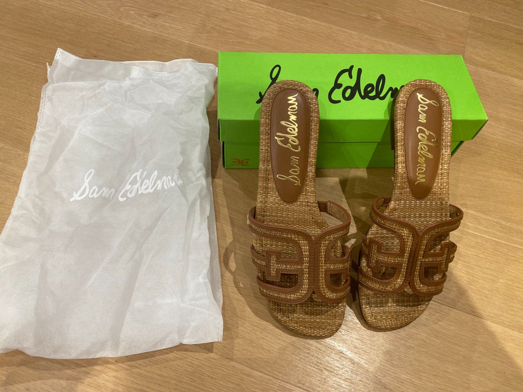 Sam Edelman Scarpe da donna: Sam Edelman Pantoletten, braun, Gr. 41 oder US10M – Usato da Regensdorf venduto da Pointer2009